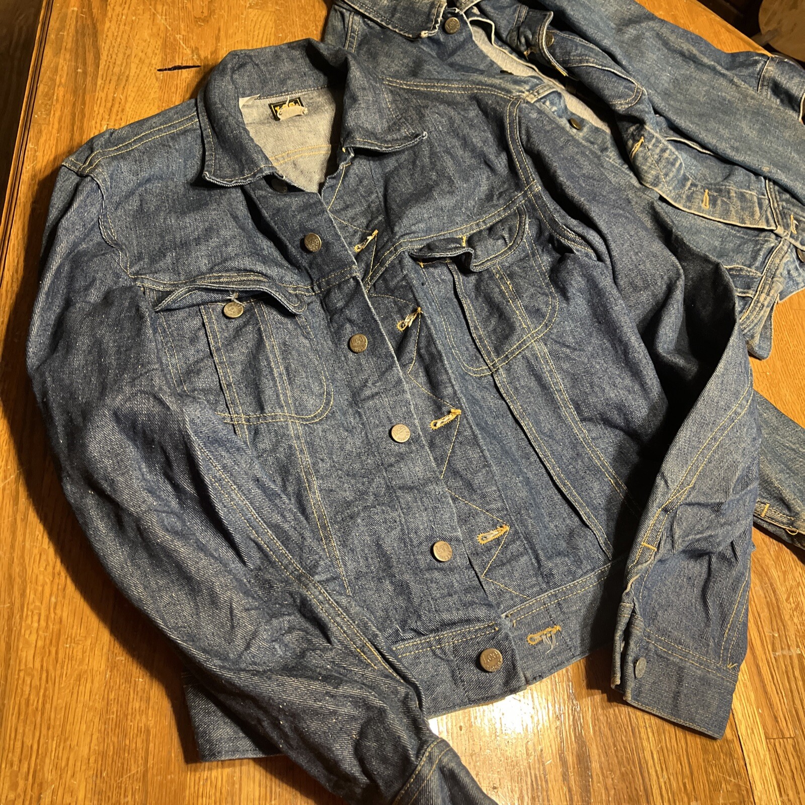 Vintage LEE Women’s Riders Denim Jackets Qt 2 Size Unknown See Description