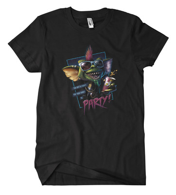 Gremlins Party T-Shirt kleine Monster Horror Gizmo Mogwai Fun Kult Saufen Feiern