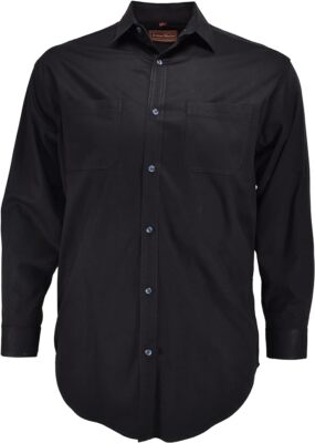 3xlt black dress shirt KingSize Wrinkle-Free Dress Shirt