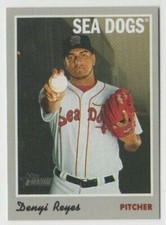 2019 Topps Heritage Minors DENYI REYES SEA DOGS 9 CARD LOT