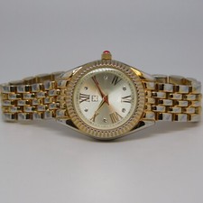 Liz Claiborne New York LIZ74GT Quartz Analog Women's Watch Sz. 7" New Battery
