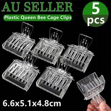 5PC Beekeeping Clip Queen Bee Catcher Cage Plastic Clips Apiculture Tool Honeybe