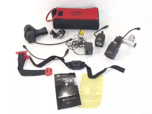 NiteRider 2832 LED Boost Bicycle Headlight Black w/ TrailRat 2.0 Kit Set
