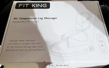 Fit King Air Compression Leg Massager Black Model FT-009A