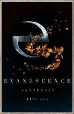 EVANESCENCE Synthesis Tour 2017 Ltd Ed RARE New Poster +BONUS Rock Metal Poster!