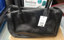 ASDA GEORGE BLACK TOP HANDLE BAG RRP £14