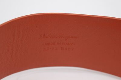Salvatore Ferragamo Sunstone Orange Leather Belt Size 70 Salvatore Ferragamo Sunstone Orange Leather Belt Size 70 | eBay main image 2