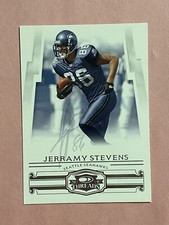 Jerramy Stevens 2007 Donruss Threads IP Auto Autograph
