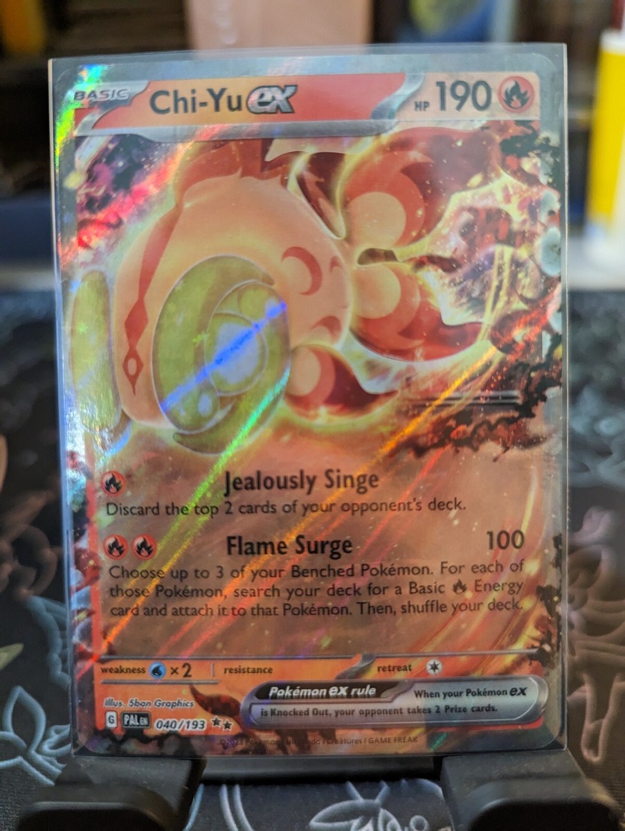 chi yu ex pokemon card price Amazon.com: Pokemon - Chi Yu ex 040/193 main image 1