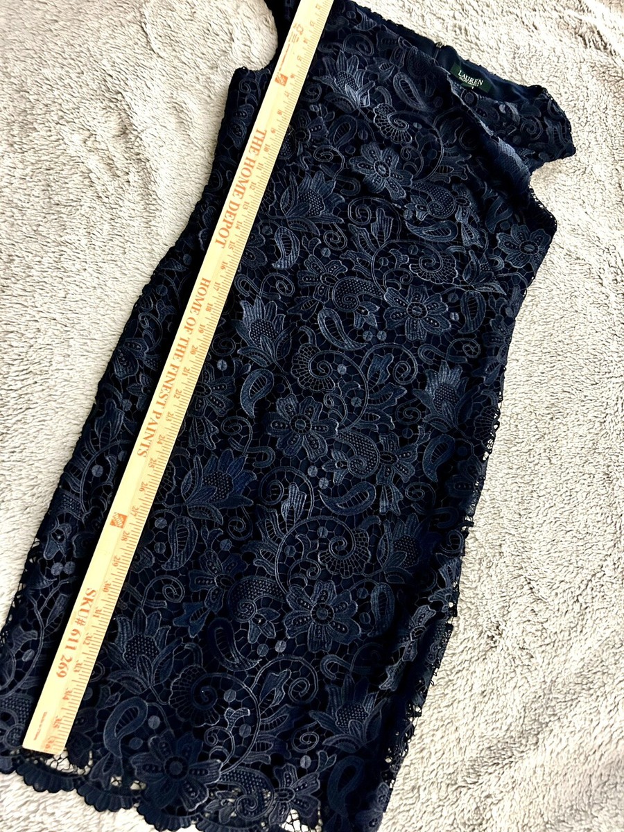 three quarter sleeve black lace dress THREE QUARTER SLEEVE HOLLOW OUT LACE DRESS main image 1