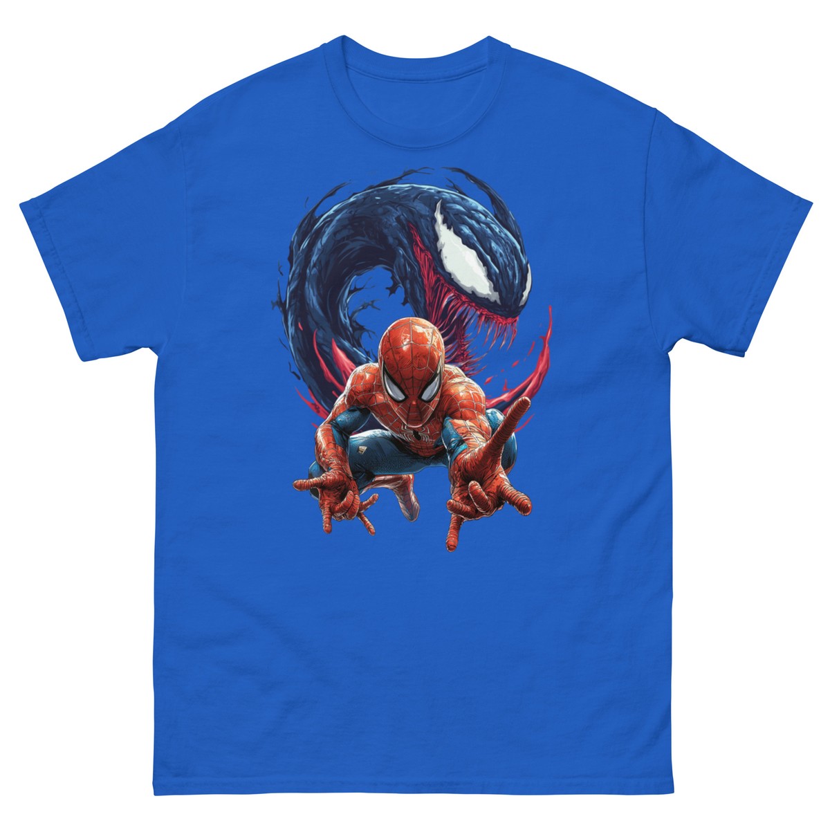 Venom vs. Spiderman Tee, Marvel Comics, Unisex, Spider-man Venom vs. Spiderman Tee, Marvel Comics, Unisex, Spider-man