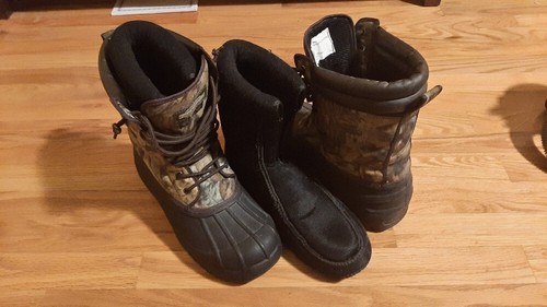 Field & Stream Camo BuckHunter Insulated Winter Hunting Boots Mens 9 - Picture 2 of 6