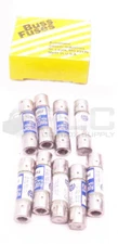 BOX OF 9 NEW BUSSMAN FNA-1/2 DUAL ELEMENT FUSE 250VAC
