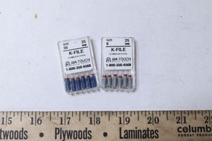 Am Touch 1 800 350 4568 K File Stainless Files For Dental 12 Total 2 Pack Ebay