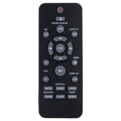 User Friendly Remote Controller for Micro Music Stereo System BTM2280 BTM2310