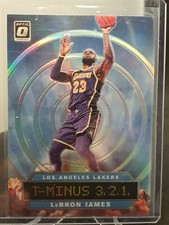 2019-20 Donruss Optic #9 LeBron James T-Minus 3 2 1 Holo Silver