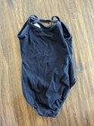 Size 4 5 Danskin Black Ballet  Ballerina Leotard Girl Dance Sleeveless — photo 2