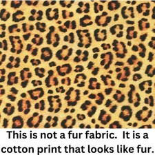 Feline Drive Fabric ANIMAL KINGDOM Leopard Skin Robert Kaufman Sold by the Yard