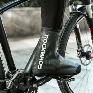 ROCKBROS Cycling Shoes Covers Winter Windproof Bike Overshoes Toe Protectors 
