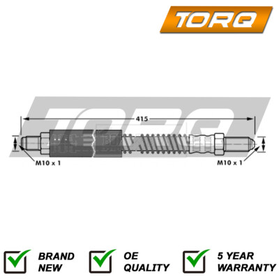 Brake Hose Front Torq Fits Jaguar XK8 1996-2006 4.0 4.2 MJA5670AC