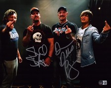 Stone Cold Steve Austin & Diamond Dallas Page Signed 11x14 Photo BAS Kenny Omega
