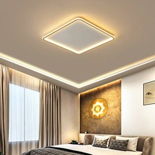 LED Ceiling Light Flush Mount Chandelier Lighting Fixture with Remote 45W 110V