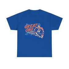 Vintage Wayne Gretzky The Great One NHL Hockey Player GOAT Tee, Unisex Apparel,