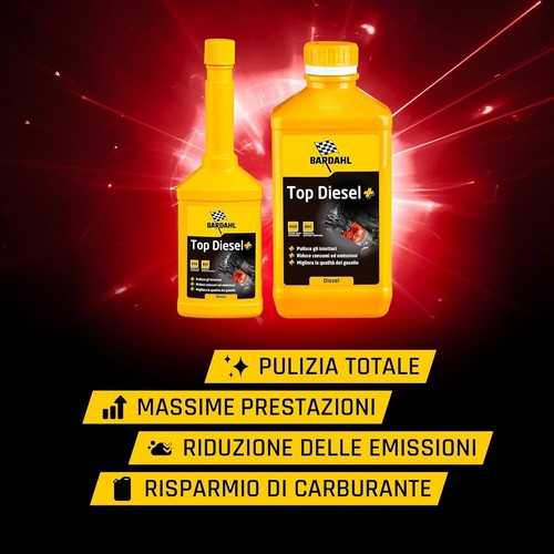 BARDAHL Additivo TOP DIESEL+ 1 Litro - Pulitore Iniettori 120039 (DIESEL) - Foto 5 di 8