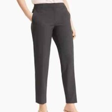 Bar III Women's Straight-Leg Dress Pants Granite Gray SZ 4