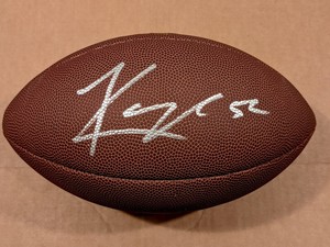 khalil mack signed football