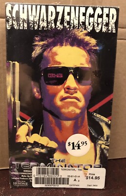 1991 THE TERMINATOR Arnold Schwarzenegger VHS Tape NEW SEALED w/ WATERMARK