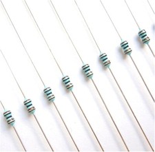 50 x 1/8W 0.125W Metal Film Resistors 1% Tolerance All Values 1R - 2M Ohm