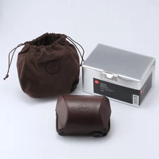 【MINT】Leica Leather Case for D-LUX 4 moka 18705 Unused in genuine Box from Japan