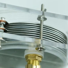 Electrolysis Water Machine Glass Heated Hydrogen Water Welded Experimental