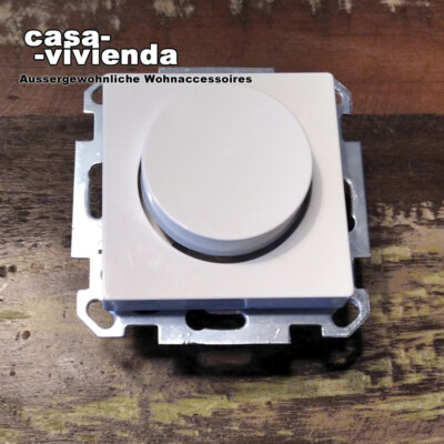 LED-Dimmer 5-100W, Phasenabschnitt ''RC'' für MERTEN  System M - Polarweiß glänzen