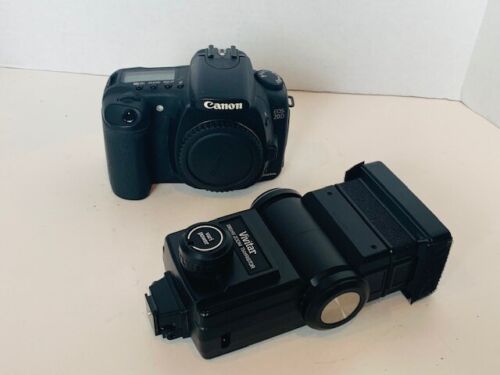Canon Digital Camera vtg EOS 20D Vivitar 285 HV Zoom Thyristor Japan DS126061 GB - Picture 3 of 8