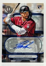 JORDAN LAWLAR Certified Topps Autograph Card 2024 Topps Tribute TA-JL 012/150 RC