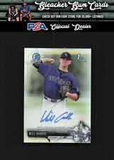 2017  Bowman Draft CDA-WG Will Gaddis Chrome Auto Refractor 1st /499