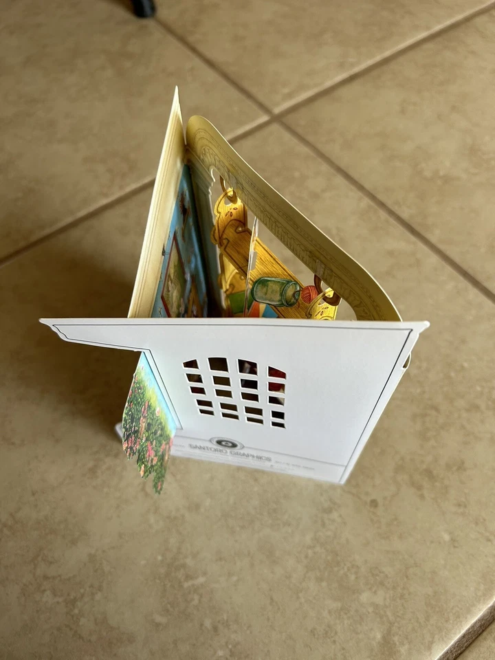 Santoro Graphics Cat Swing Card VTG - Image 4 of 4