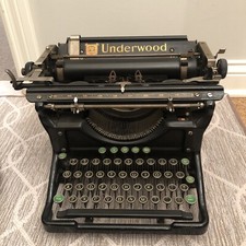 Antique Underwood No.6 Elite Typeface Desktop Typewriter thumbnail