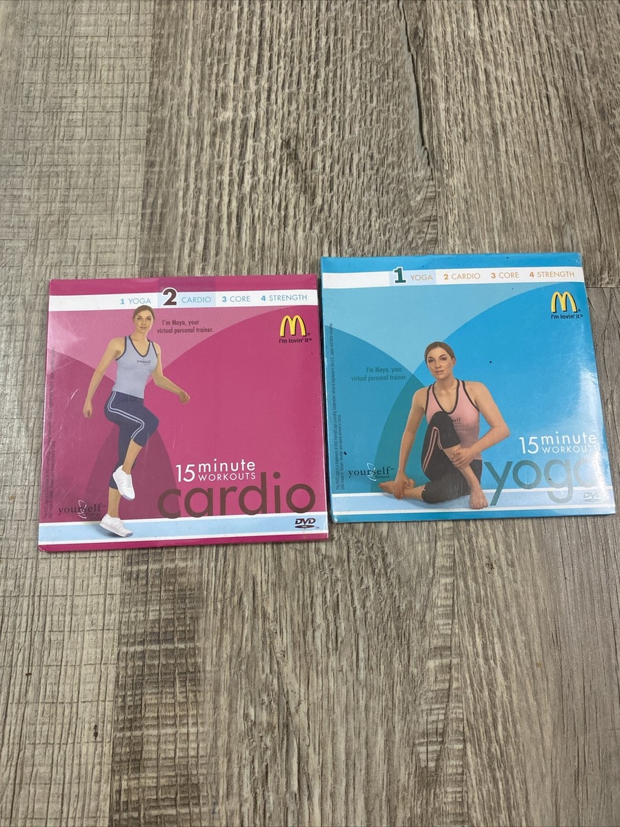 Yourself Fitness McDonalds Set of 2 15 Minute Workout DVD Yoga