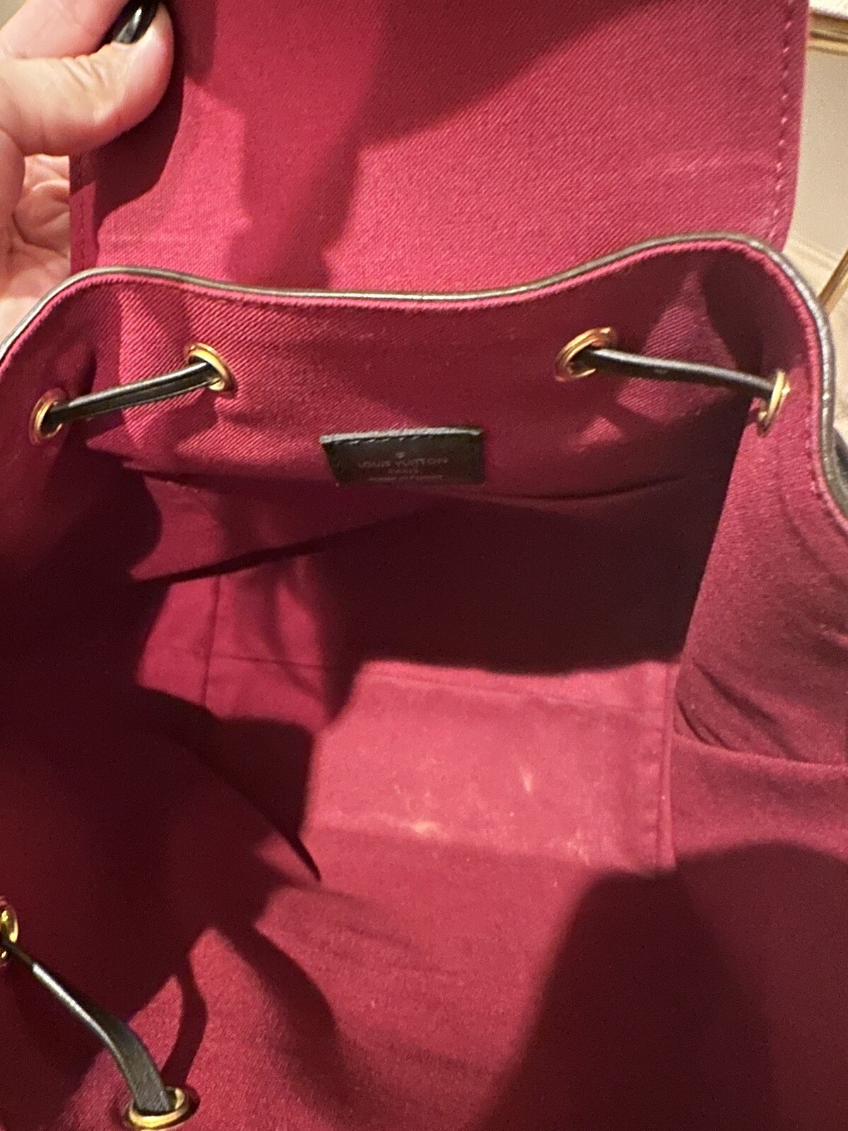 LOUIS VUITTON Montsouris PM Backpack M45515 Monogram Canvas Colored