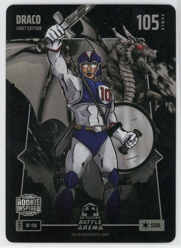 Bo Jackson Battle Arena Draco Drake Maye ROOKIE Battlefoil Steel BF-150