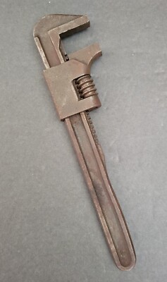 Vintage 9 Inch Automobile Adjustable Monkey Wrench, Nice!