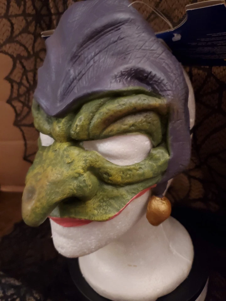 Jokester Chinless Halloween Mask Rubies Costume New 2011 Mardi Gra Jester Party - Image 2 of 4