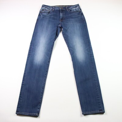 American Eagle Men's Size 30x34 Extreme Flex 4 Slim Jeans Medium Wash Blue