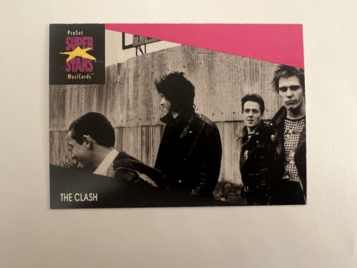 THE CLASH trading Card #156 PROSET Super Stars Music Cards 1993 PUNK - Picture 1 of 4