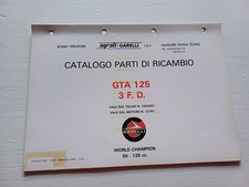 Garelli GTA 125 3 F.D. 1986 catalogo ricambi italiano originale