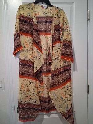 Ladies Swimwear Cover-up Size M Bohemian By Lula Roe Lightweight Beach   Wear