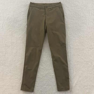 LULULEMON ABC SLIM FIT TROUSER 29 NOMAD KHAKI WARPSTREME MEN PANTS NWOT LM5AQZS